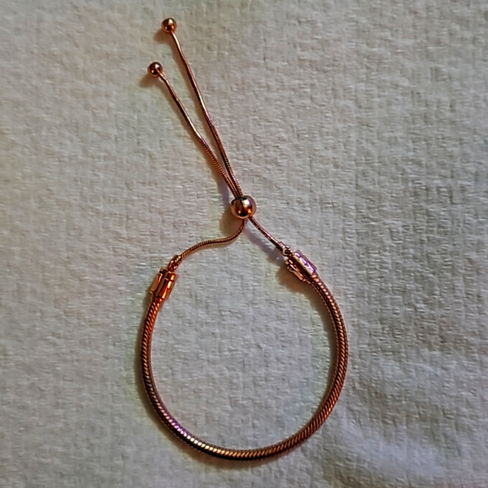 Original Pandora bracelet, rose gold